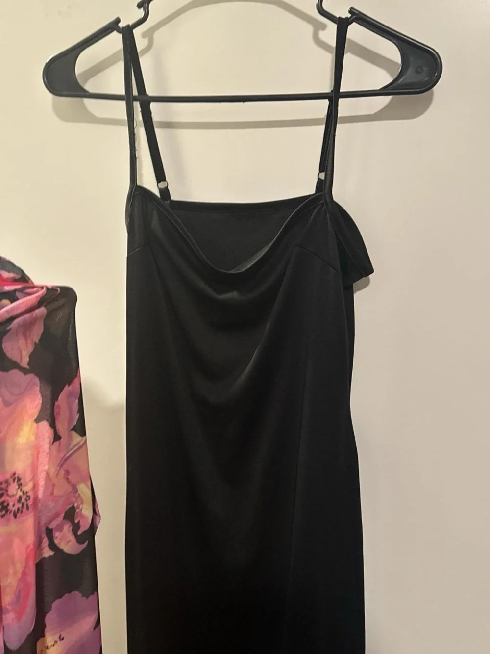 AFRM Black Maxi Dress with Pink, Coral & Yellow Floral Print - Picture 8 of 8